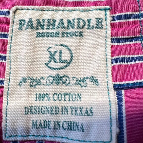 🌵 Panhandle Rough Stock Women's Western Button-Down – Texan Pride in Size XL💐 - Picture 5 of 11